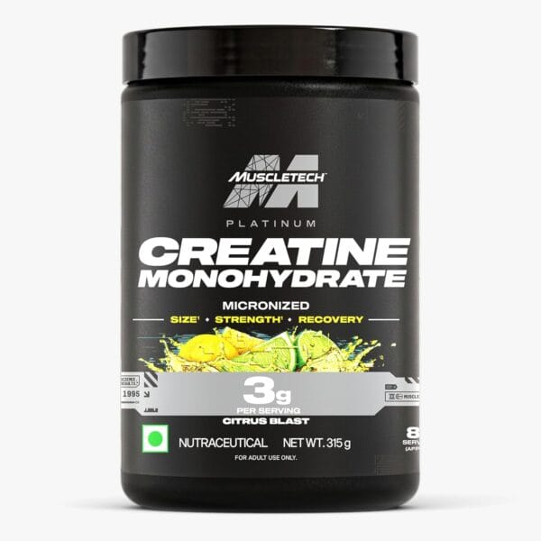 MuscleTech Platinum 100% Creatine 83 servings, Citrus Blast