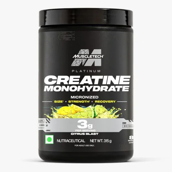 MuscleTech Platinum 100% Creatine 83 servings, Citrus Blast