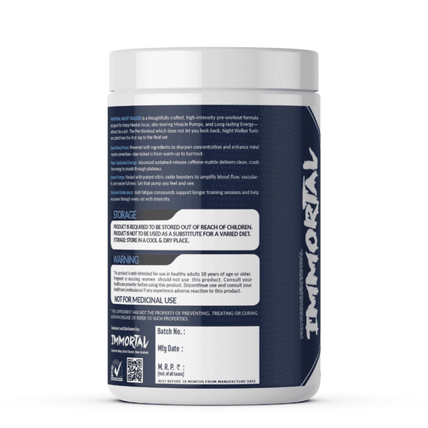Immortal Night Walker Pre Workout