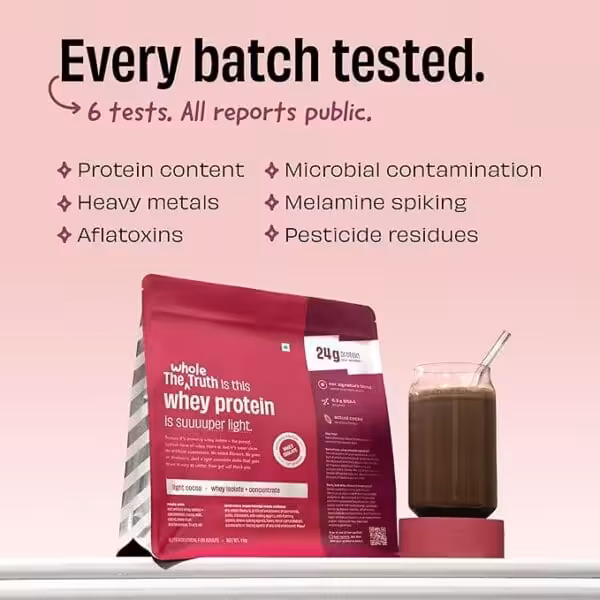 The Whole Truth Whey Protein Isolate Unflavored |1 kg - product image