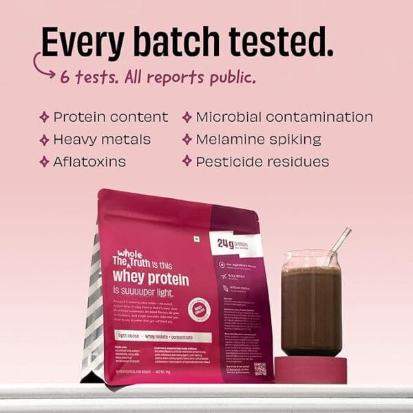 The Whole Truth Whey Protein Isolate Unflavored |1 kg