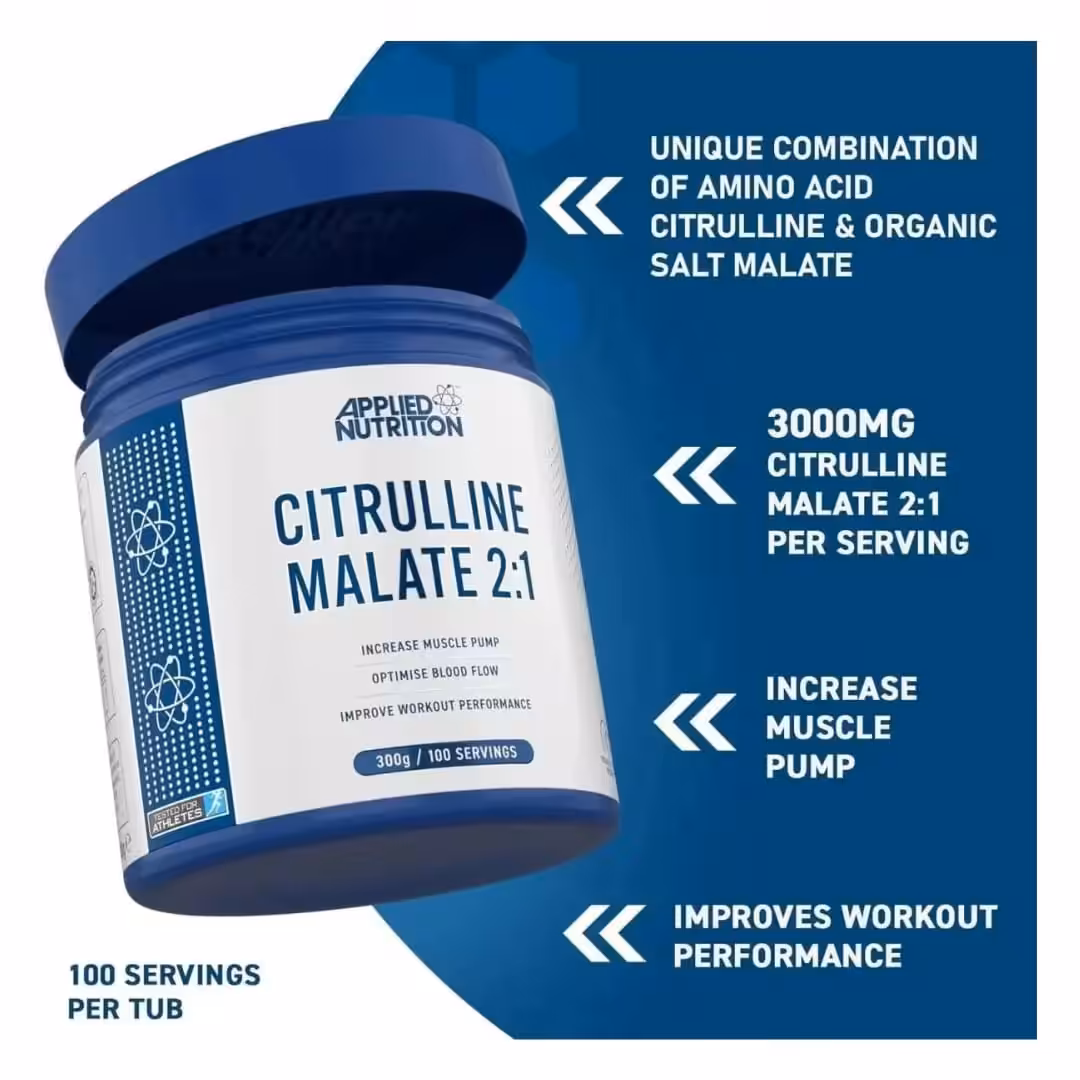 Applied Nutrition Citrulline Malate – Premium Performance Amino Acid - product image