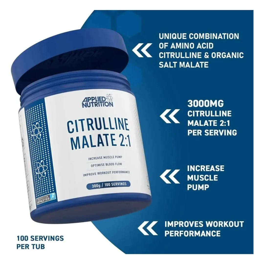 Applied Nutrition Citrulline Malate - Premium Performance Amino Acid - Image 2