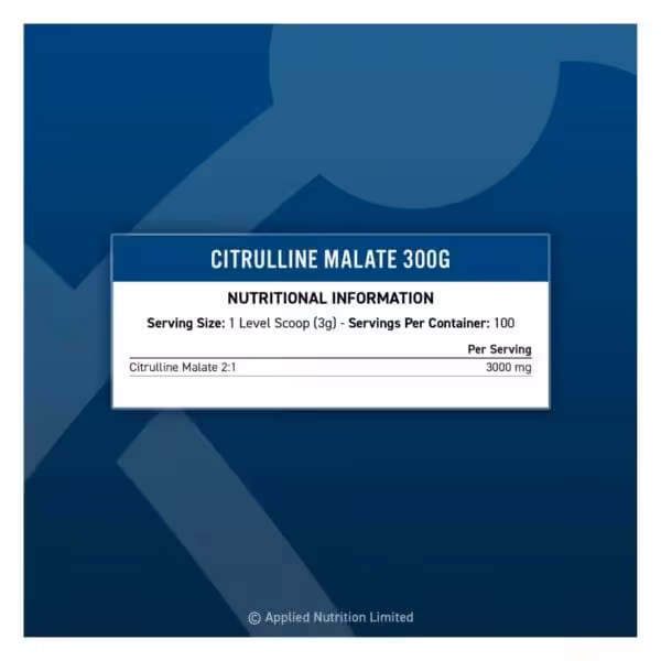 Applied Nutrition Citrulline Malate – Premium Performance Amino Acid - product image