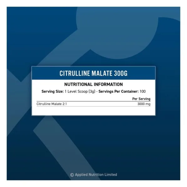 Applied Nutrition Citrulline Malate – Premium Performance Amino Acid - product image