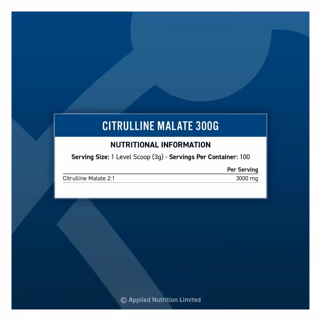 Applied Nutrition Citrulline Malate – Premium Performance Amino Acid - product image