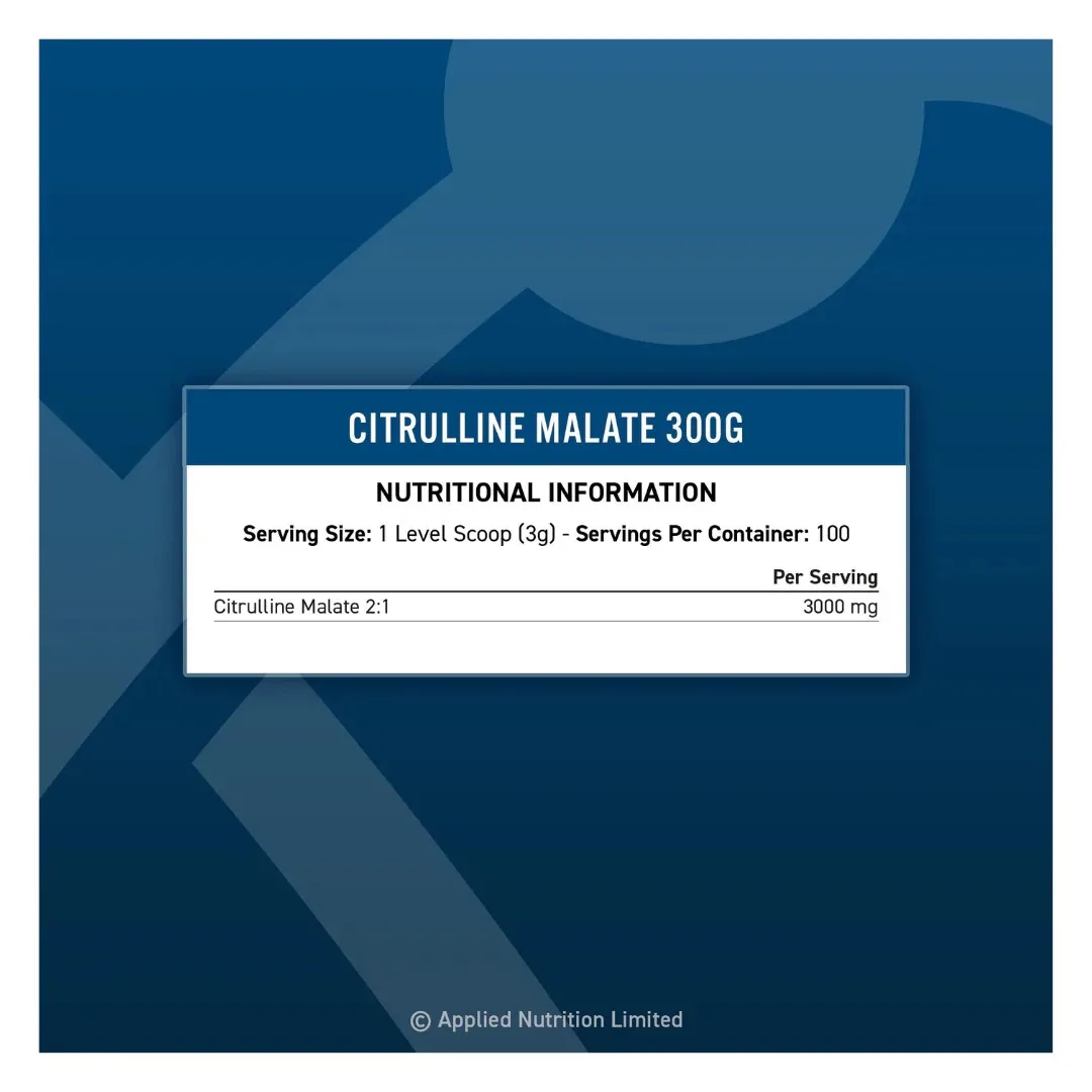 Applied Nutrition Citrulline Malate – Premium Performance Amino Acid - product image