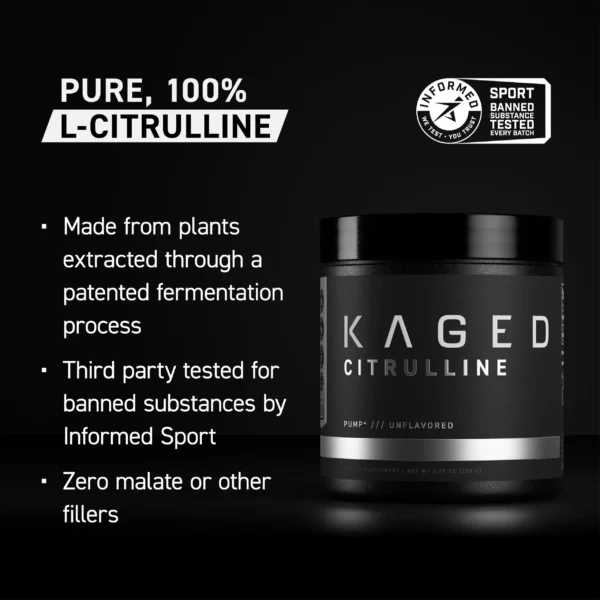 Kaged L-Citrulline - Nitric Oxide Booster - 200g