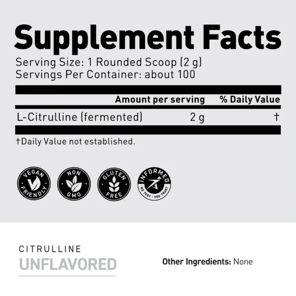 Kaged L-Citrulline - Nitric Oxide Booster - 200g
