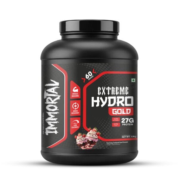 Immortal Extreme Hydro Gold Whey Protein Powder 60 Servings