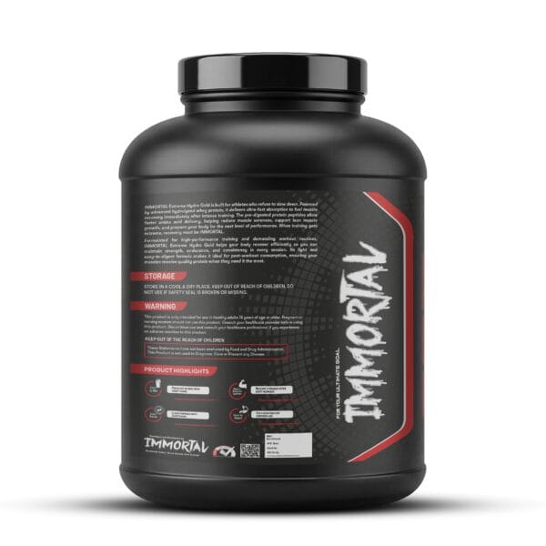 Immortal Extreme Hydro Gold Whey Protein Powder 60 Servings