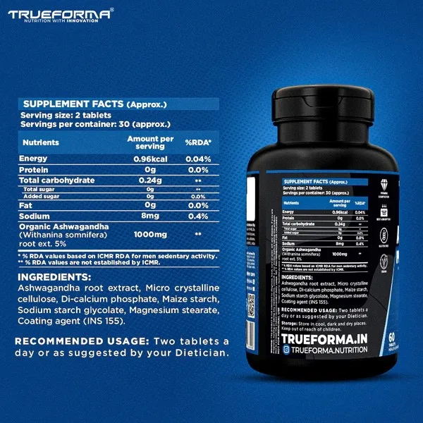 Ashwa Pure 1000 – Natural Ashwagandha - product image