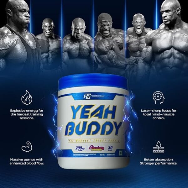 Ronnie Coleman | Yeah Buddy | Pre-workout | 30 Servings IND - Image 4