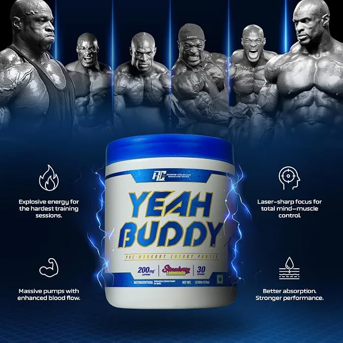 Ronnie Coleman | Yeah Buddy | Pre-workout | 30 Servings IND - Image 4
