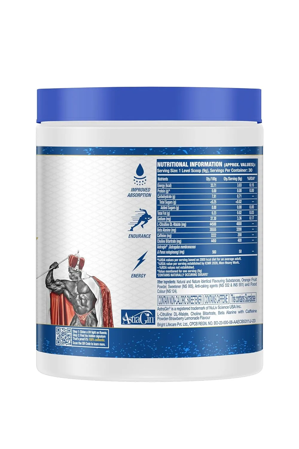 Ronnie Coleman | Yeah Buddy | Pre-workout | 30 Servings IND - Image 2
