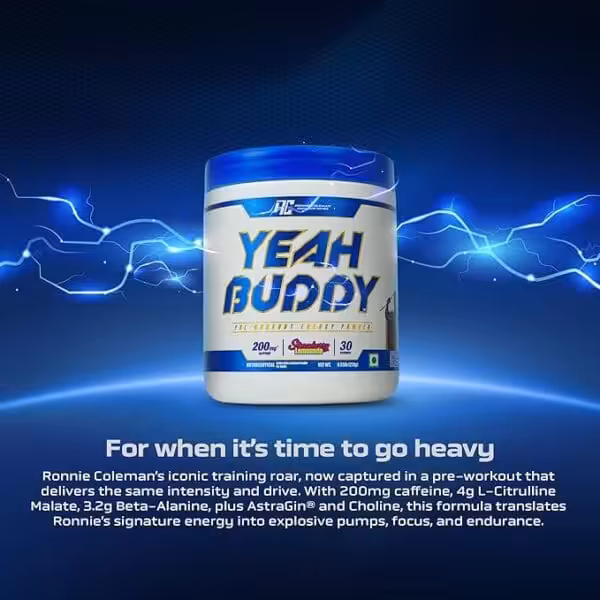 Ronnie Coleman | Yeah Buddy | Pre-workout | 30 Servings IND - Image 6
