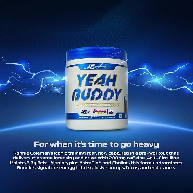Ronnie Coleman | Yeah Buddy | Pre-workout | 30 Servings IND - Image 6
