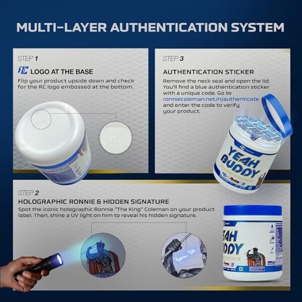 Ronnie Coleman | Yeah Buddy | Pre-workout | 30 Servings IND - Image 3