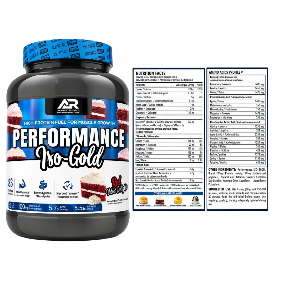 Anabolic Research 100% ISO Gold 5.5 Lbs - Image 2