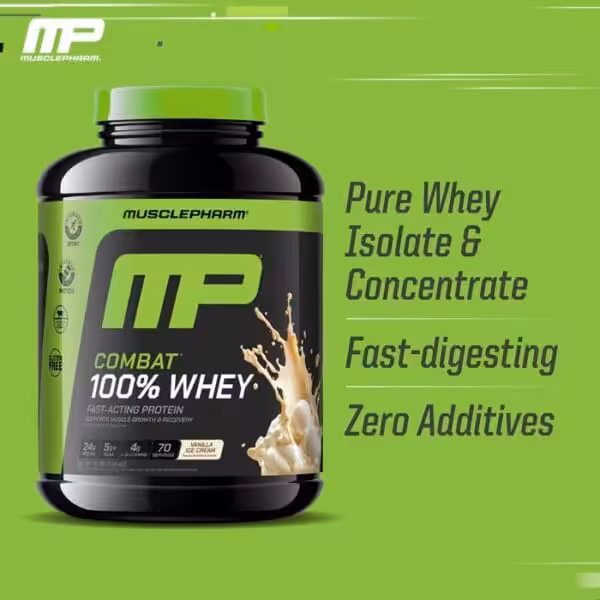 MusclePharm (MP) Combat Whey Protein - Image 2