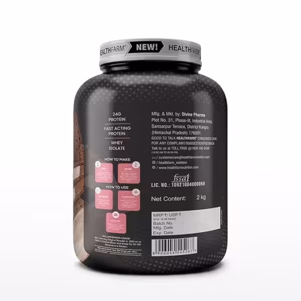 Healthfarm ISOMAX Whey Isolate Protein - Image 3