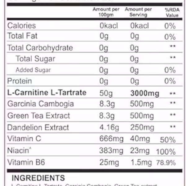 REDSKULL CARNIVOX 3000MG L CARNITINE - Image 2