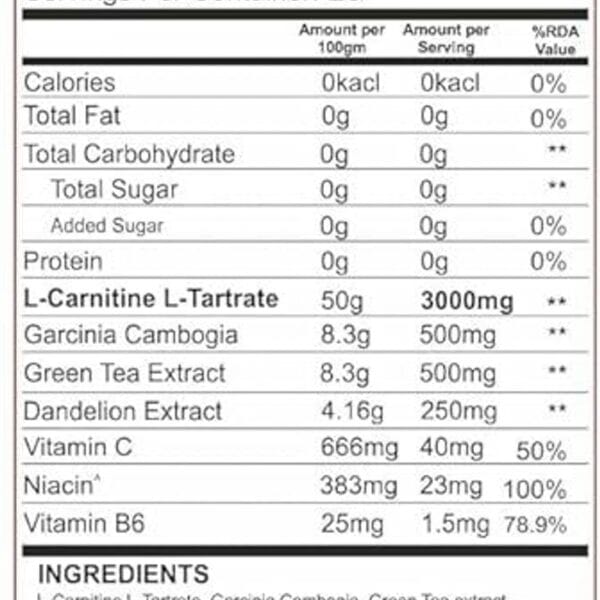 REDSKULL CARNIVOX 3000MG L CARNITINE