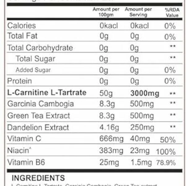 REDSKULL CARNIVOX 3000MG L CARNITINE - Image 2