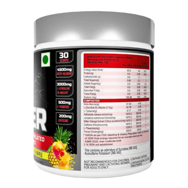 International Protein War Hammer Pre Workout 30 servings - Image 3