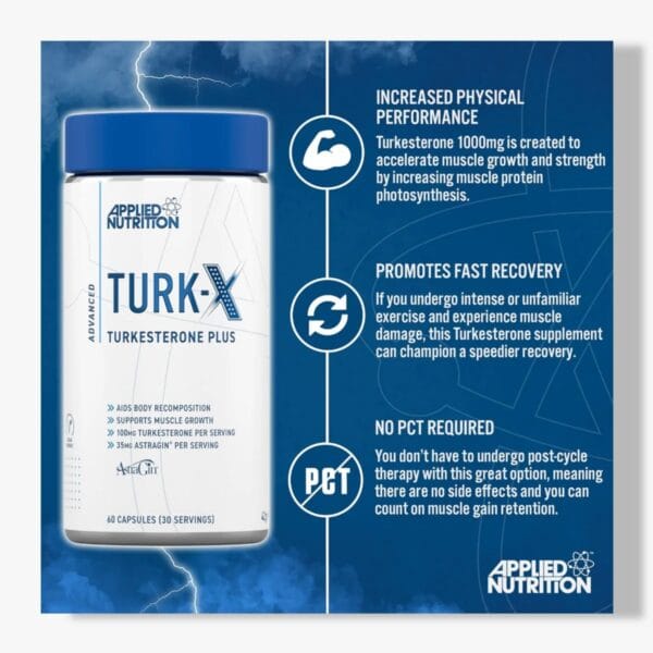 Applied Nutrition Turk-X Turkesterone Plus - Image 4
