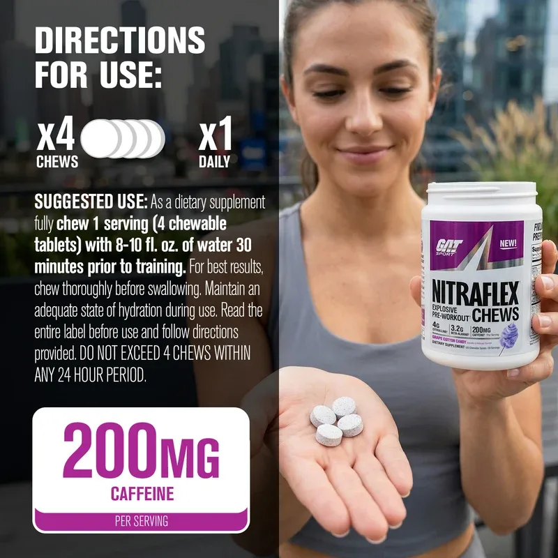 Nitraflex Pre-workout Chews - Image 3