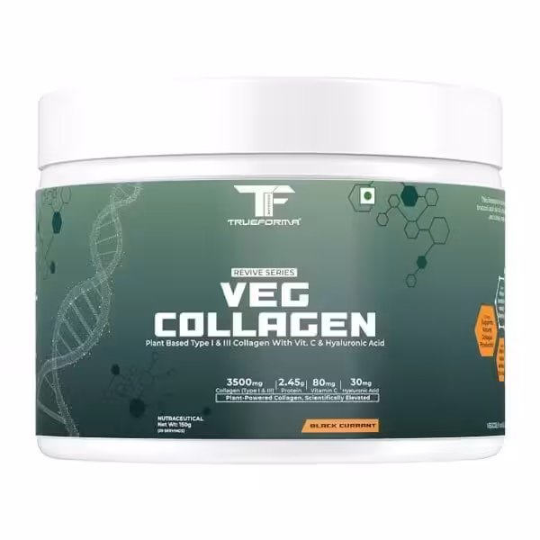 Trueforma® Veg Collagen with Type I & Type III With Vitamin C & Hyaluronic Acid | 30 Servings