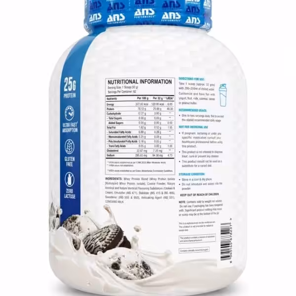 ANS Performance N-ISO Hydrolyzed Whey Protein Isolate - Image 3