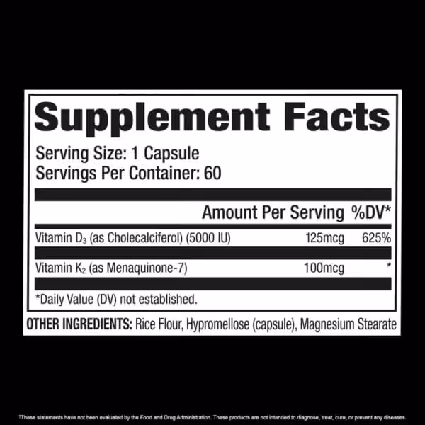 Gat Sport Vitamin D3 K2 - Image 2