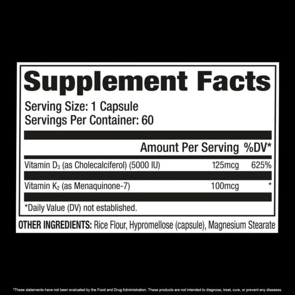 Gat Sport Vitamin D3 K2 - Image 2