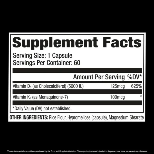 Gat Sport Vitamin D3 K2 - Image 2