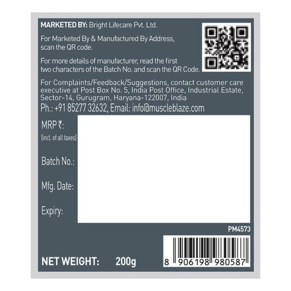 MuscleBlaze PRE Workout 200 Xtreme - Image 3