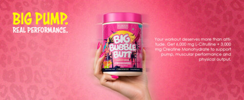 Big Bubble Butt – Baddie | Women’s Pre-Workout for Booty Pump, Energy & Focus | Zero Sugar, No Crash