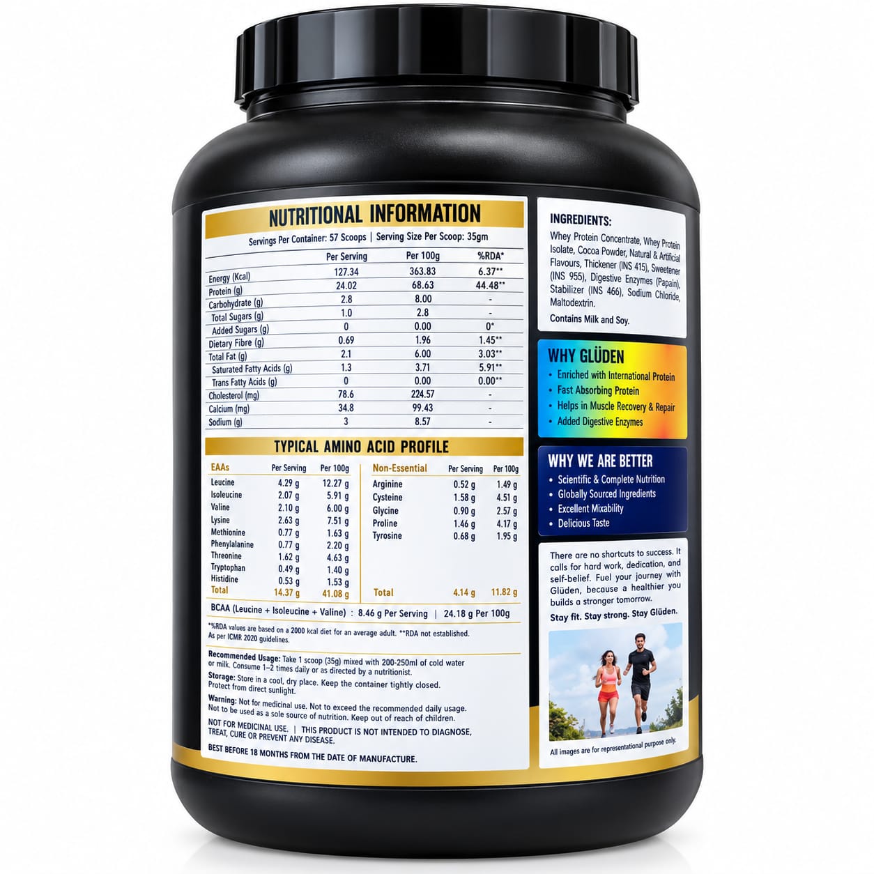 Glideon Formula Whey Protein 2 Glideon Formula Whey Protein - Image 2