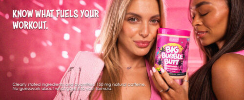 Big Bubble Butt – Baddie | Women’s Pre-Workout for Booty Pump, Energy & Focus | Zero Sugar, No Crash