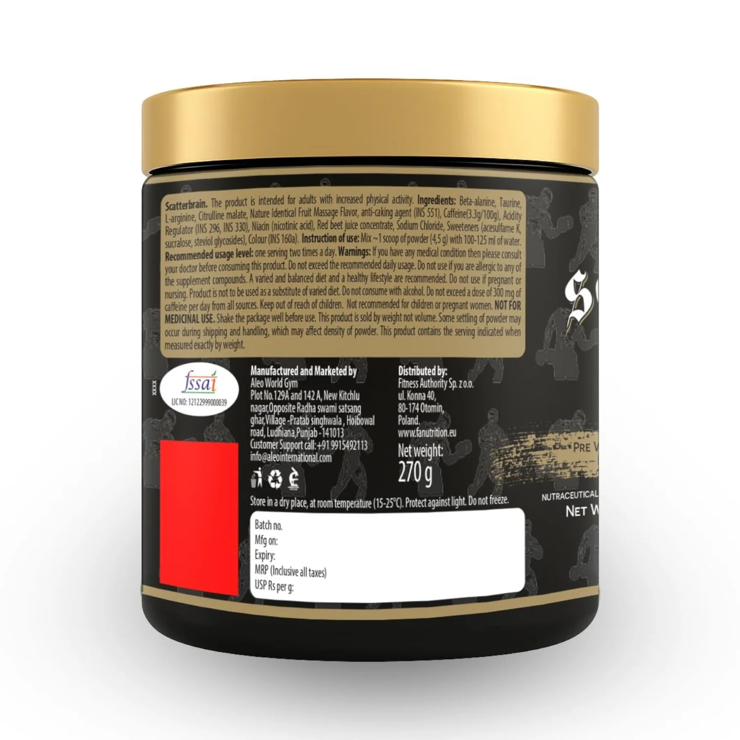 Kevin Levrone Scatterbrain Pre-Workout 3 Kevin Levrone Scatterbrain Pre-Workout - Image 3