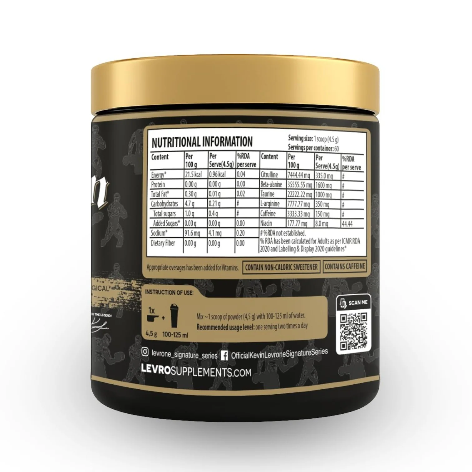 Kevin Levrone Scatterbrain Pre-Workout 2 Kevin Levrone Scatterbrain Pre-Workout - Image 2