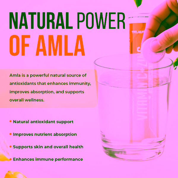 Trueforma® Vitamin C & Zinc with Amla Extract | Effervescent Tablets - Image 5