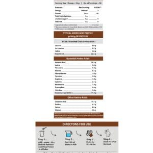 image of six pack nutrition just whey protein powder 2kg