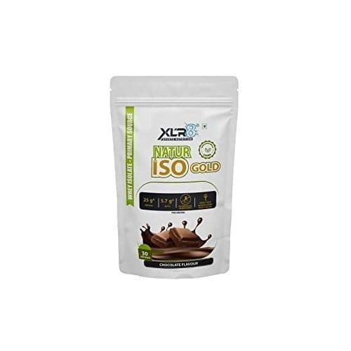 image of six pack nutrition xlr8 natur iso gold whey protein isolate 2kg
