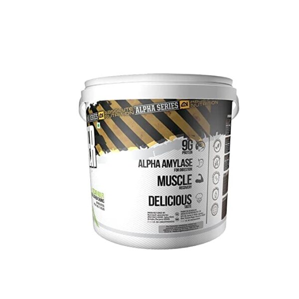 image of absolute nutrition's alpha weight gainer