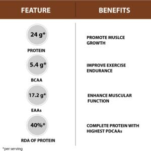 image of six pack nutrition just whey protein powder 2kg