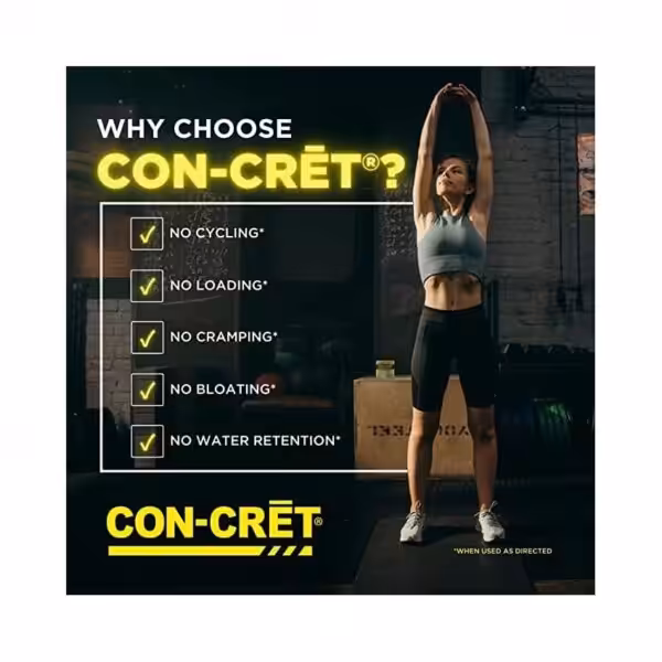 image pf concret creatine supplement