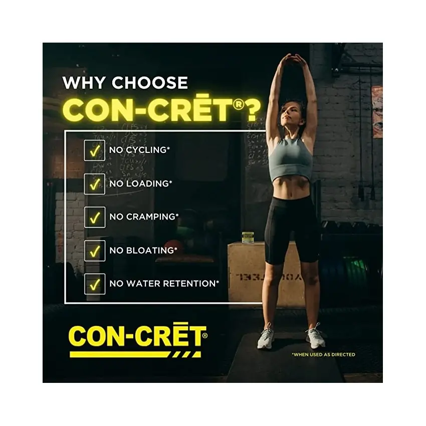image pf concret creatine supplement