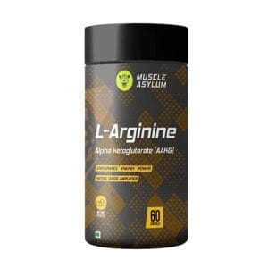 image of muscle asylum l arginine 1600mg supplement